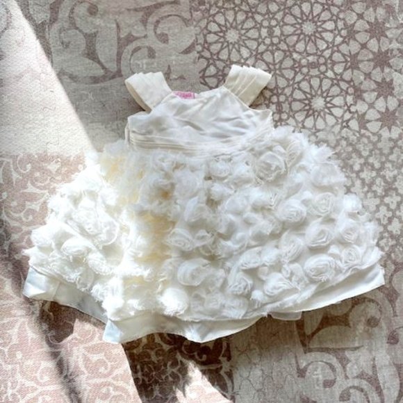 Chloe Louise Rosette Evening Dress - 6-12M - Picture 1 of 2